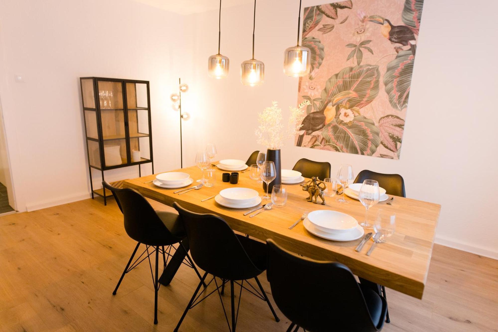 Staylight City - Premium Appartements Mit Balkon هيلدسهايم الغرفة الصورة