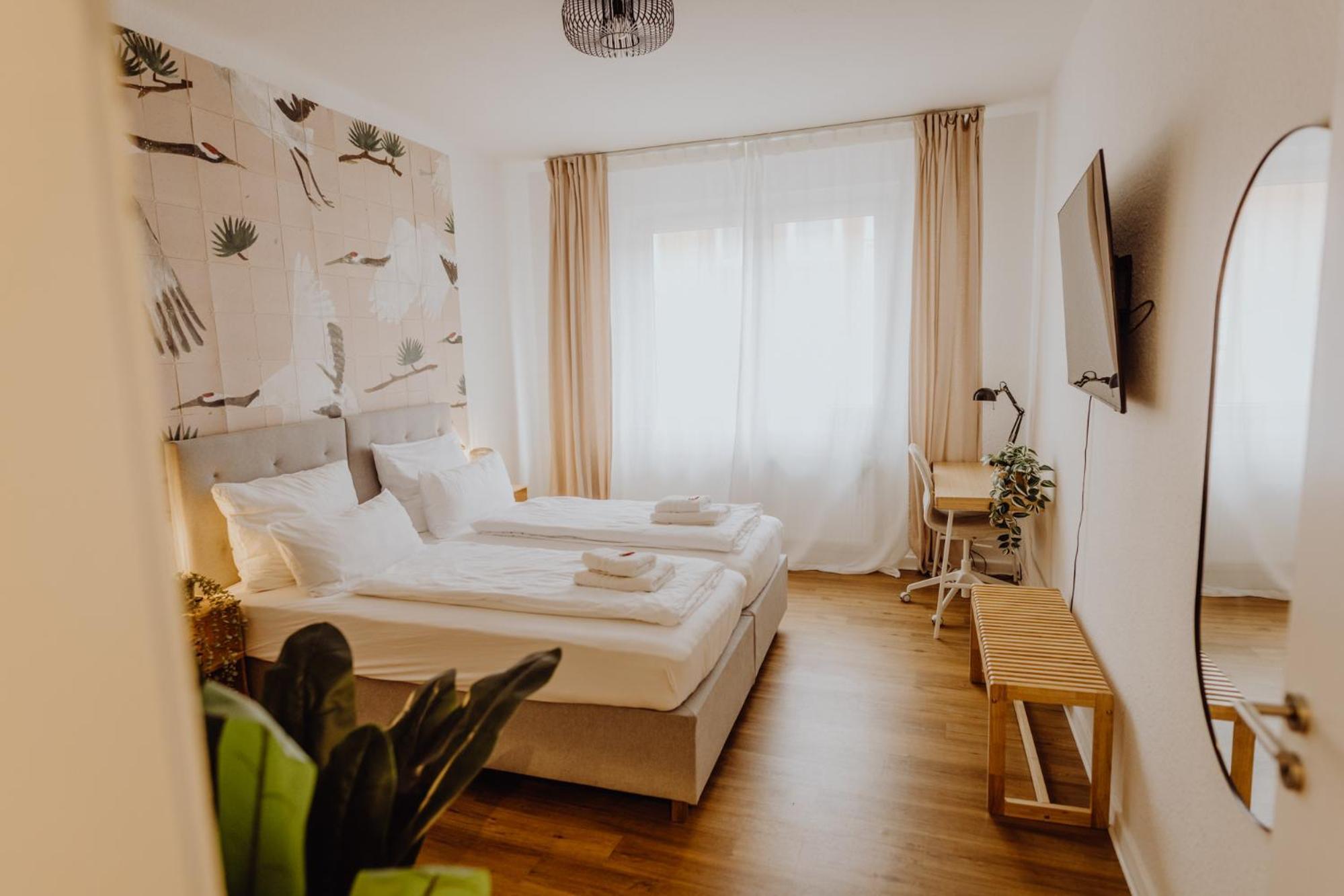 Staylight City - Premium Appartements Mit Balkon هيلدسهايم المظهر الخارجي الصورة